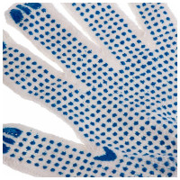 Перчатки Без бренда х/б, ПВХ Точка 67715