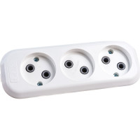 Сетевой удлинитель 3-местный, 5м У3-0 LUX 4606400414605