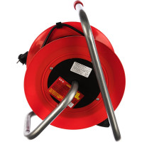 Силовой удлинитель на катушке LUX К1-0-30 4606400604808, 30м, выносная розетка