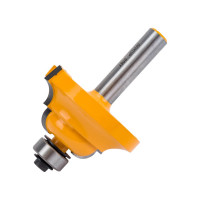 Фреза кромочная калевочная (42.8х19 мм; R 6.35 мм; хвостовик 8 мм) по дереву Энкор 9261