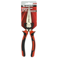 Длинногубцы NICKEL 200 мм прямые MATRIX 17168