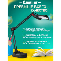Лампа настольная черная Camelion KD-017A 3276