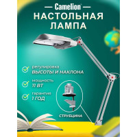Настольная лампа Camelion KD-017C серебро, 3280