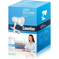 Настольный светильник-прищепка Camelion H-035 белый, металл, 220В, 40 Вт 7198