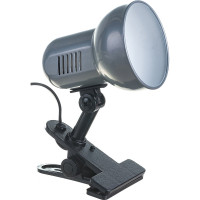 Настольный светильник-прищепка Camelion серебро метал., H-035, 220В, 40Вт 8274