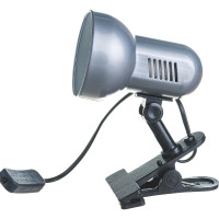 Настольный светильник-прищепка Camelion серебро метал., H-035, 220В, 40Вт 8274