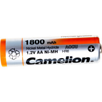 Аккумулятор Camelion 1.2В AA-1800mAh Ni-Mh BL-2, 3001