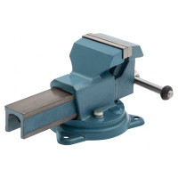 Слесарные тиски Без бренда 80 мм, поворотные 18662