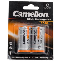 Аккумулятор Camelion 1.2В C-3500mAh Ni-Mh BL-2, 6184