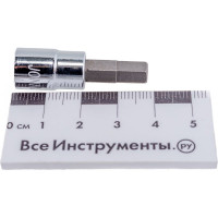 Головка торцевая с шестигранной вставкой "HEX" (1/4"DR; 6 мм; 37 мм) Jonnesway S50H2106