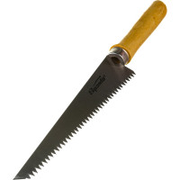 Ножовка по гипсокартону 180 мм SPARTA деревянная рукоятка 233905