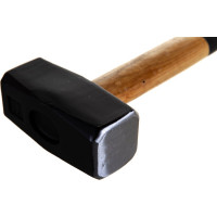 Кувалда SPARTA,2000 г,кованая головка, деревянная двухцветная рукоятка// 10909