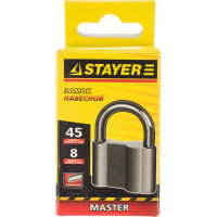 Навесной замок 45 мм STAYER MASTER 37148-50