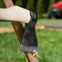 Кованый топор Без бренда 1200г, деревянное топорище, 500 мм, АО 21663