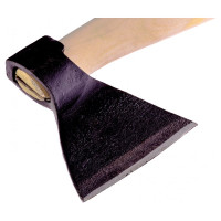 Кованый топор Без бренда 1200г, деревянное топорище, 500 мм, АО 21663