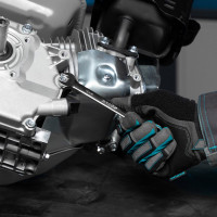 Набор комбинированных ключей с трещоткой 8-19 мм GROSS 14890