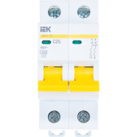 Выключатель автоматический ВА47-29 2p, 25А, С 4.5кА IEK MVA20-2-025-C