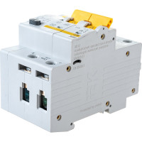 Дифференциальный автоматический выключатель 2п, 40А, 30мА, С АД-12 IEK MAD10-2-040-C-030