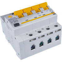 Дифавтомат АД-14 4п, C, 16А, 30мА IEK MAD10-4-016-C-030