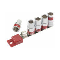 Набор торцевых головок (6-гранные; 1/2"; 10-22 мм; 10 шт.) MATRIX 13557