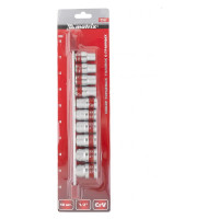 Набор торцевых головок (6-гранные; 1/2"; 10-22 мм; 10 шт.) MATRIX 13557