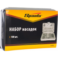 Набор бит и адаптеры для бит (100 предметов) в пластиковом боксе SPARTA 113975