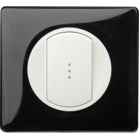 Лицевая панель Legrand Программа Celiane выключатель/переключатель Кат. № 0 670 01/02/31/32 с подсветкой белый 068003