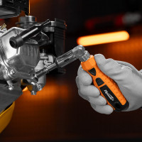 Реверсивная отвертка с шарниром, битами и головками 19 шт SPARTA 115545