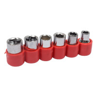 Реверсивная отвертка с шарниром, битами и головками 19 шт SPARTA 115545