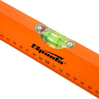 Алюминиевый уровень 1000 мм SPARTA 3 глазка, желтый, линейка// 330295