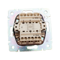 Переключатель Legrand перекрёстный одноклавишный Legrand Valena 10А 250В схема 7 винтовые зажимы белый 774407