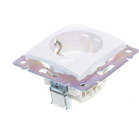 Розетка Legrand с заземлением Legrand Valena со шторками 16А 250В винтовые зажимы белый 774421