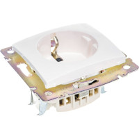 Розетка Legrand с заземлением Legrand Valena со шторками 16А 250В винтовые зажимы белый 774421