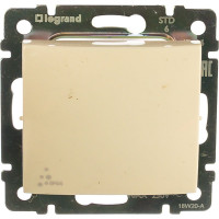 Переключатель Legrand одноклавишный IP44 Legrand Valena 10А 250В схема 6 безвинтовые зажимы слоновая кость 774106
