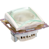 Розетка Legrand с заземлением IP44 Legrand Valena со шторками с защитной крышкой 16А 250В винтовые зажимы слоновая кость 695640