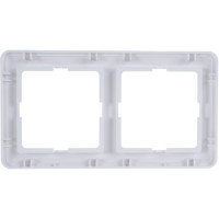 Двухместная рамка, белая Systeme Electric СП W59 KD-2-18