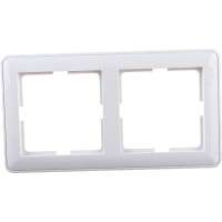 Двухместная рамка, белая Systeme Electric СП W59 KD-2-18