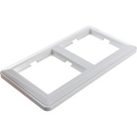 Двухместная рамка, белая Systeme Electric СП W59 KD-2-18