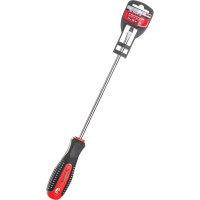 Отвертка MATRIX Fusion, SL6,0x200 мм, CrV, 3-х компонентная рукоятка "anti slip"// 11418