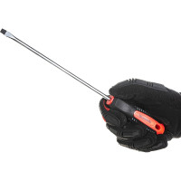 Отвертка MATRIX Fusion, SL6,0x200 мм, CrV, 3-х компонентная рукоятка "anti slip"// 11418