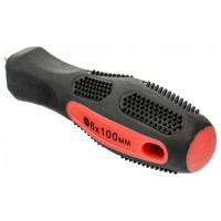 Отвертка MATRIX Anti-Slip, SL6,0x100 мм, CrV, двухкомп. рукоятка// 12220