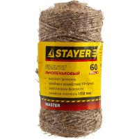 Льнопеньковый шпагат 60 м STAYER 50110-060