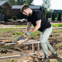 Ножовка по дереву Без бренда,500 мм,шаг зубьев 8 мм,пластиковая рукоятка 23164