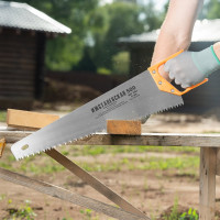 Ножовка по дереву Без бренда,500 мм,шаг зубьев 8 мм,пластиковая рукоятка 23164