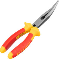 Изогнутые длинногубцы 200 мм, двухкомпонентные рукоятки MATRIX PROFESSIONAL Insulated 17474