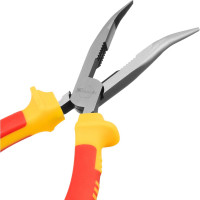 Изогнутые длинногубцы 200 мм, двухкомпонентные рукоятки MATRIX PROFESSIONAL Insulated 17474