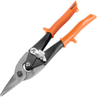 Ножницы по металлу SPARTA 250 мм, пряморежущие, обливные ручки 783155