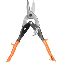 Ножницы по металлу SPARTA 250 мм, пряморежущие, обливные ручки 783155