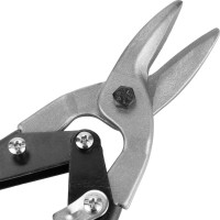 Ножницы по металлу SPARTA 250 мм, пряморежущие, обливные ручки 783155