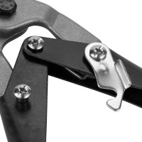 Ножницы по металлу SPARTA 250 мм, пряморежущие, обливные ручки 783155